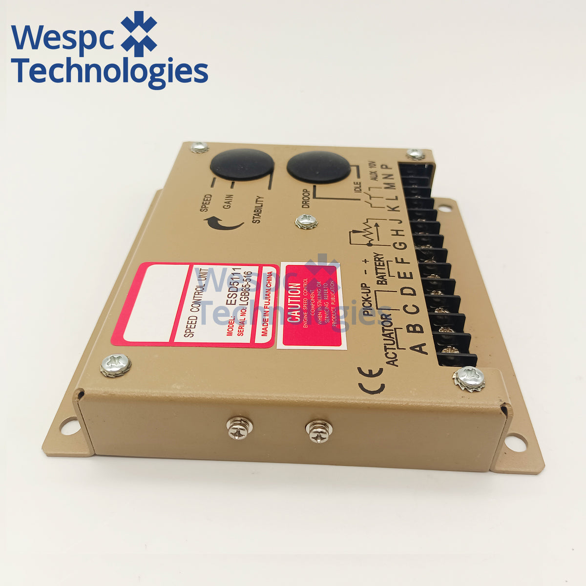 ESD5111 Electronic Governor Diesel Generator Speed Control Unit for Industrial & Standby Genset