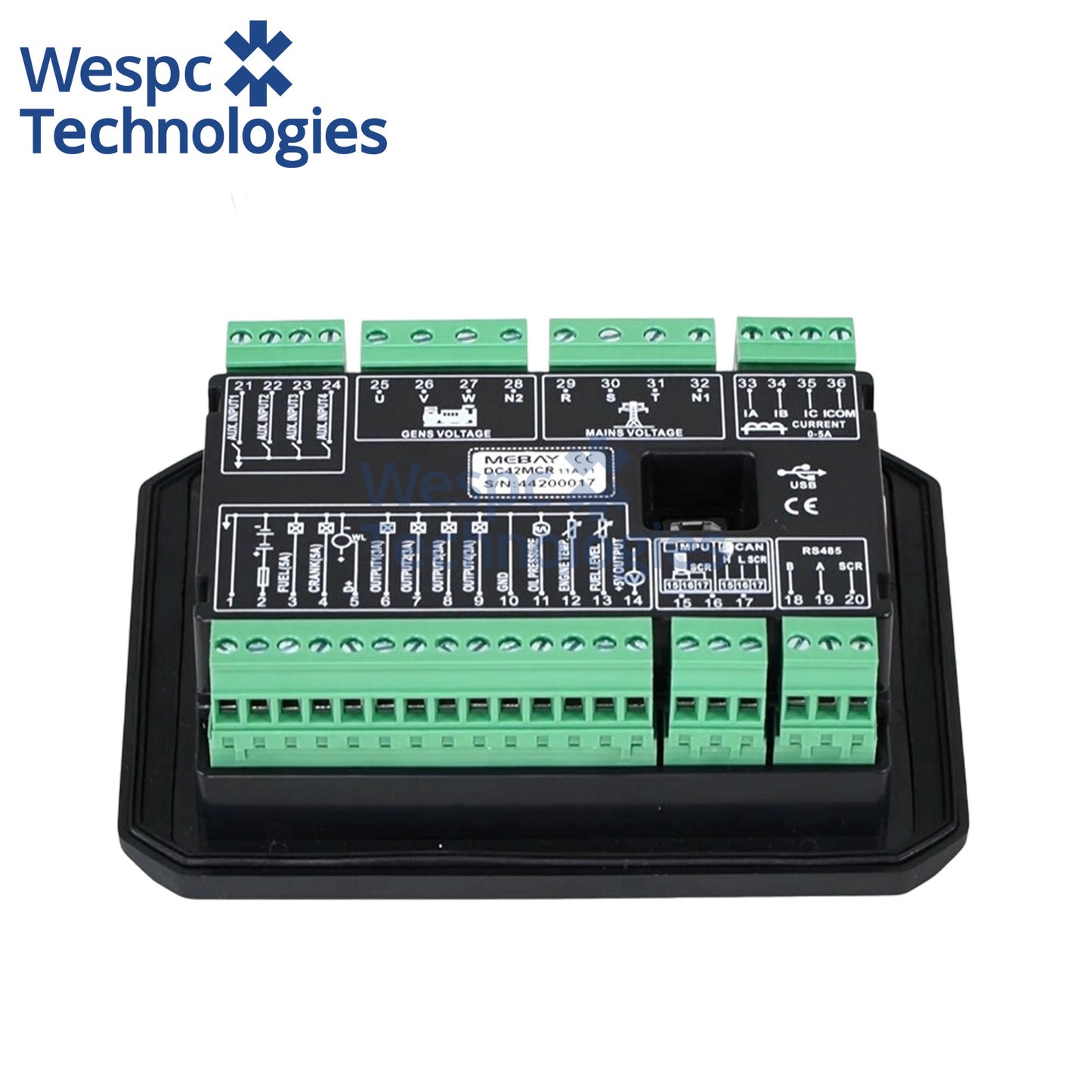 Original DC42MR Low Temp Controller Genset Control Supports Mains Monitoring AMF
