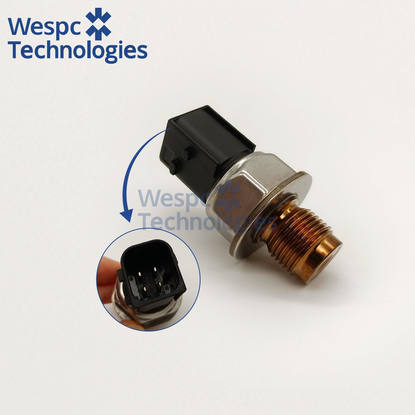 Common Rail Fuel Pressure Sensor 45PP9-1A OEM Replacement Spare Part Cross Reference 100002290 Fits Ashok Leyland Diesel Engine