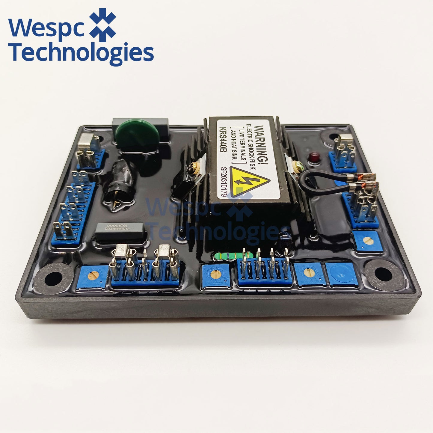 KRS440B AVR Automatic Voltage Regulator Compatible with SX440 AS440 Brushless Diesel Generator Stabilizer Wespc