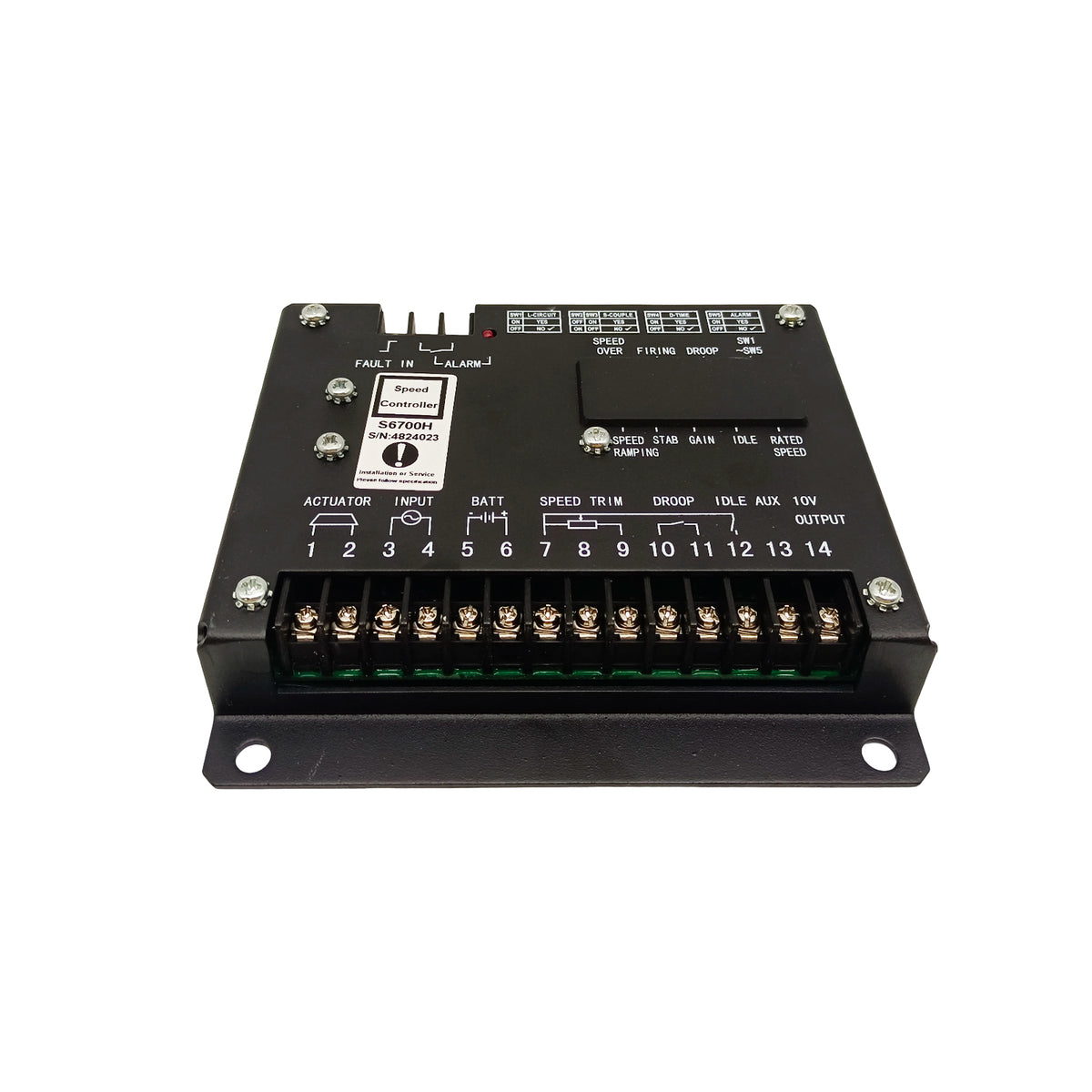 S6700H Speed Controller 24V Electronic Governor Compatible For Cummins Diesel Generator Governor