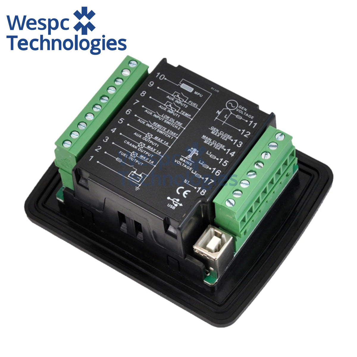 Original Mebay DC32D Mini Compact AMF Automatic Transfer Genset Controller Panel Board Generator Engine Control Module
