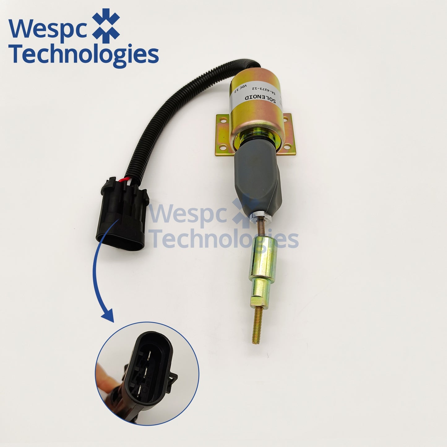 SA-4273-12 2003ES-12E6UC4B5S2 Stop Solenoid For Heavy Duty Truck Holland 12V