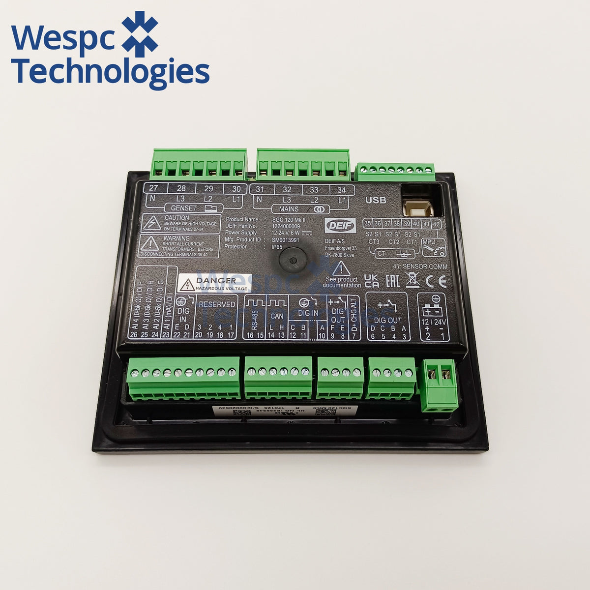Original DEIF SGC120 MKII Single Genset Controller AMF Generator Control Unit