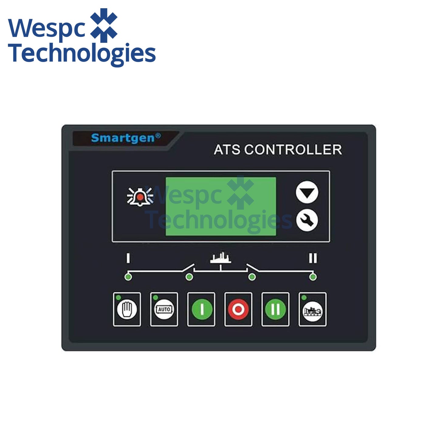 Original SmartGen HAT600BI Dual Power ATS Controller Dual DC+AC Power Supply 3-Phase Current & Power Monitoring