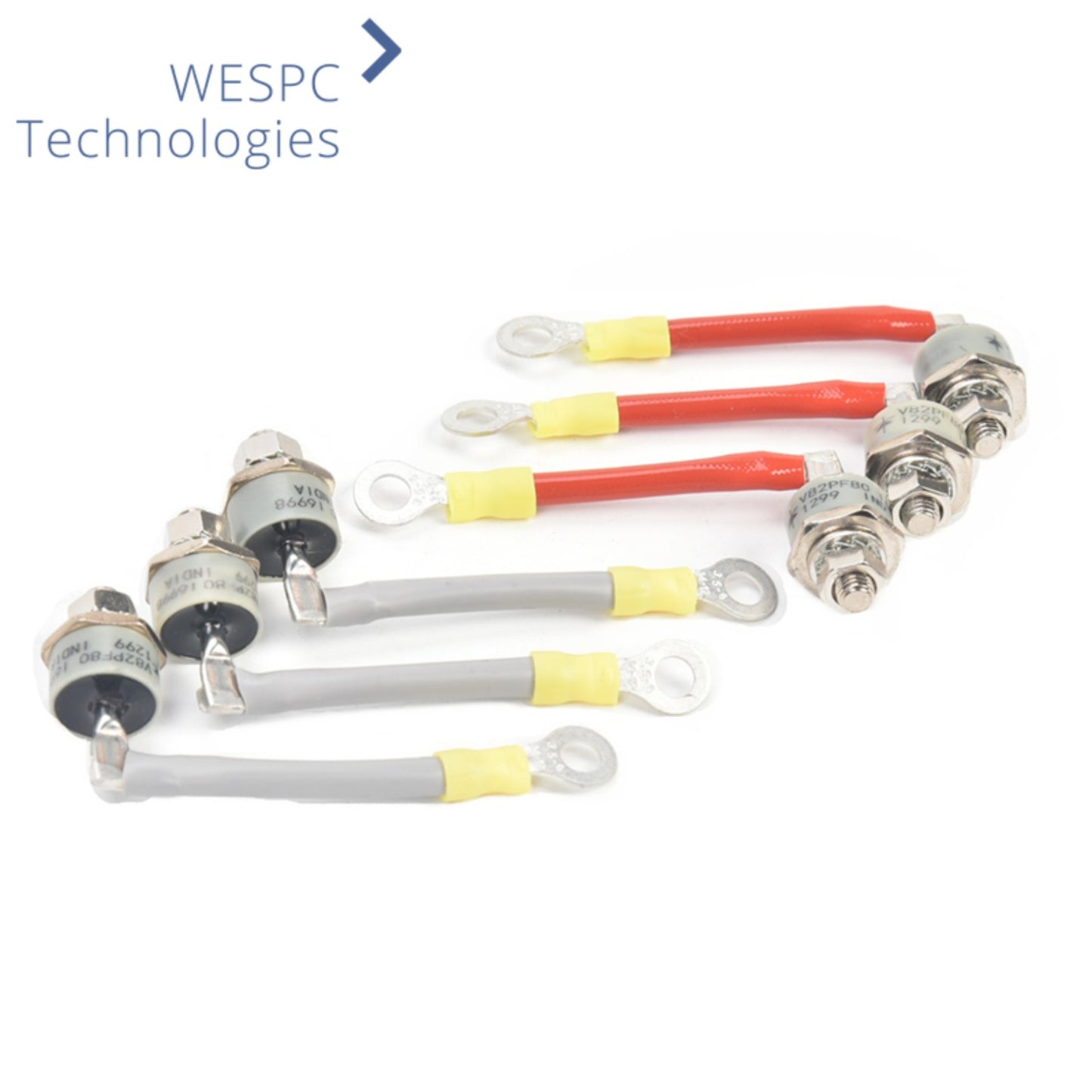 6 Pcs Rotating Rectifier Diodes 82PFR80 82PF80 Set for Diesel Generator Part LSA50.2