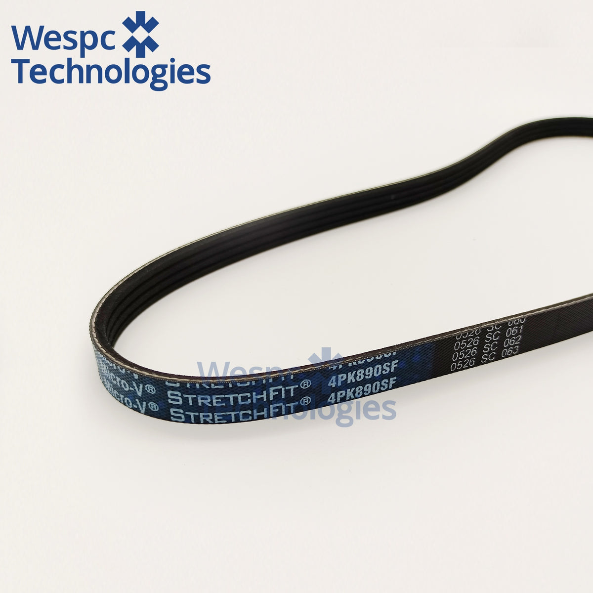 Original Gates 4PK890SF Micro-V Stretch Fit Serpentine Belt 4 Ribs 890mm For Ford Focus ST Kuga 2.0