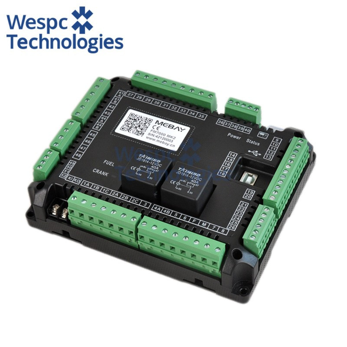 Original Mebay FM7000 MK2 Split Type Genset Controller Mainboard CAN ATS Auto Start Control Unit