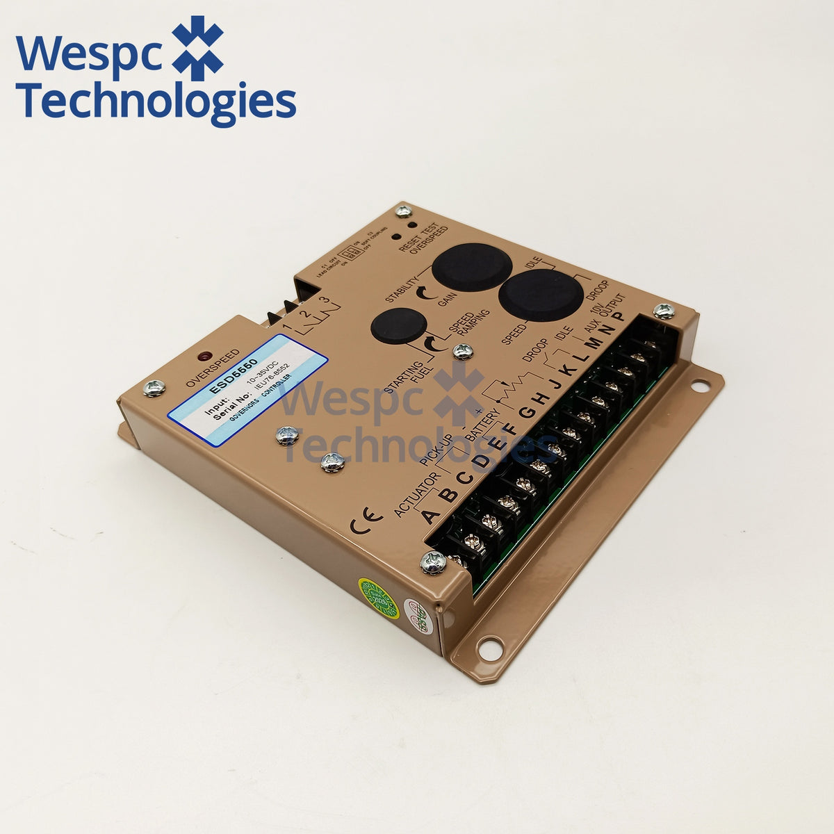 ESD5550 Electronic Governor Diesel Generator Speed Control Unit for Genset Diesel Engine