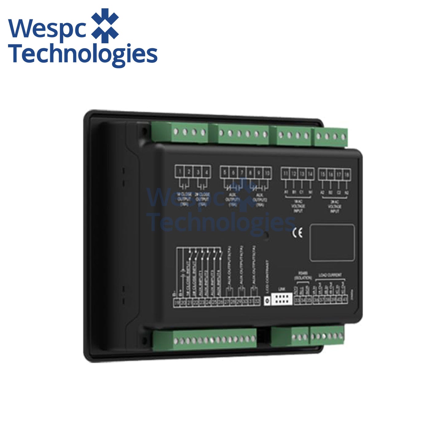 Original SmartGen HAT600BI Dual Power ATS Controller Dual DC+AC Power Supply 3-Phase Current & Power Monitoring