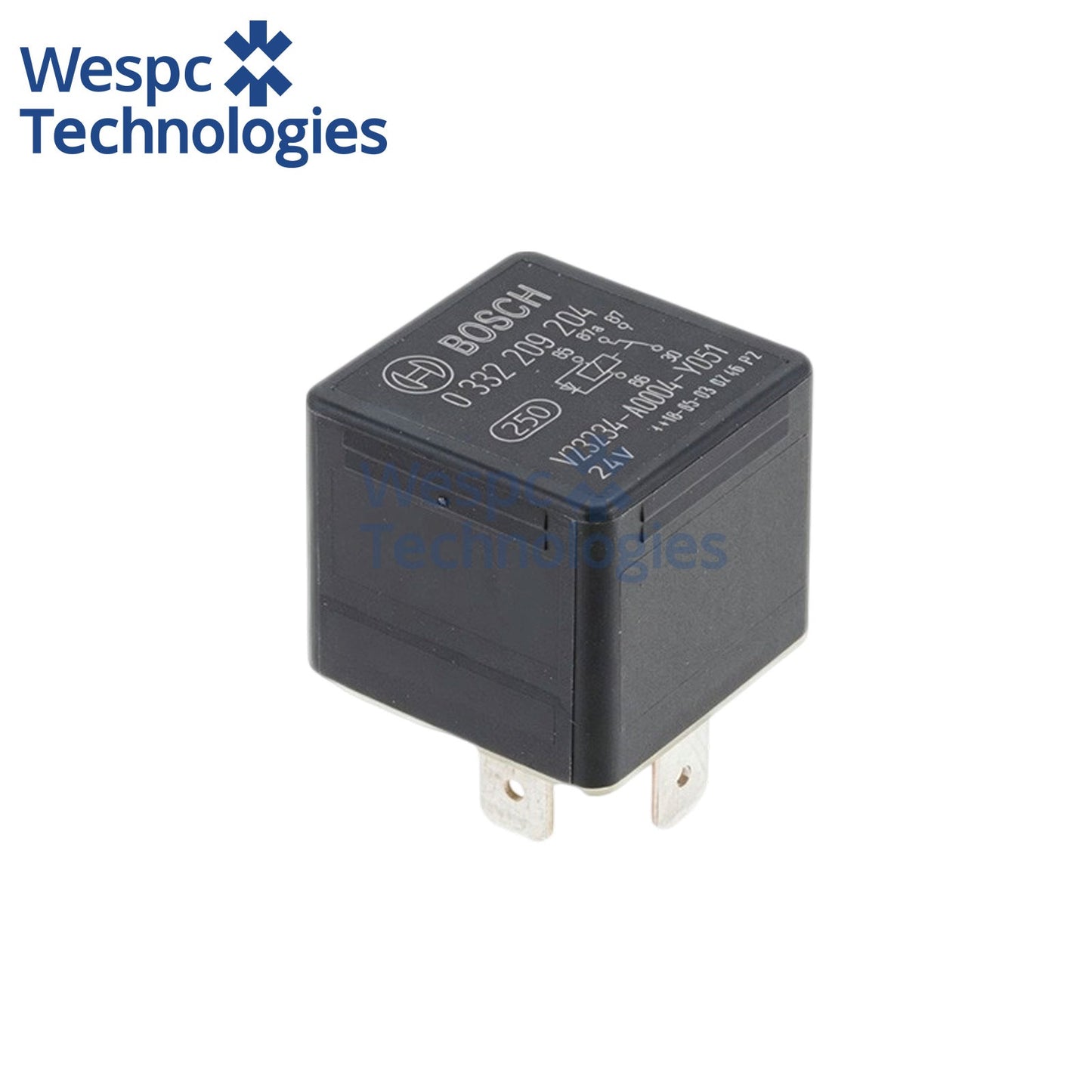 Original Bosch 0332209204 Mini Changeover Automotive Relay V23234-A0004-X051 24V DC 5 Pin 20A NO 10A NC