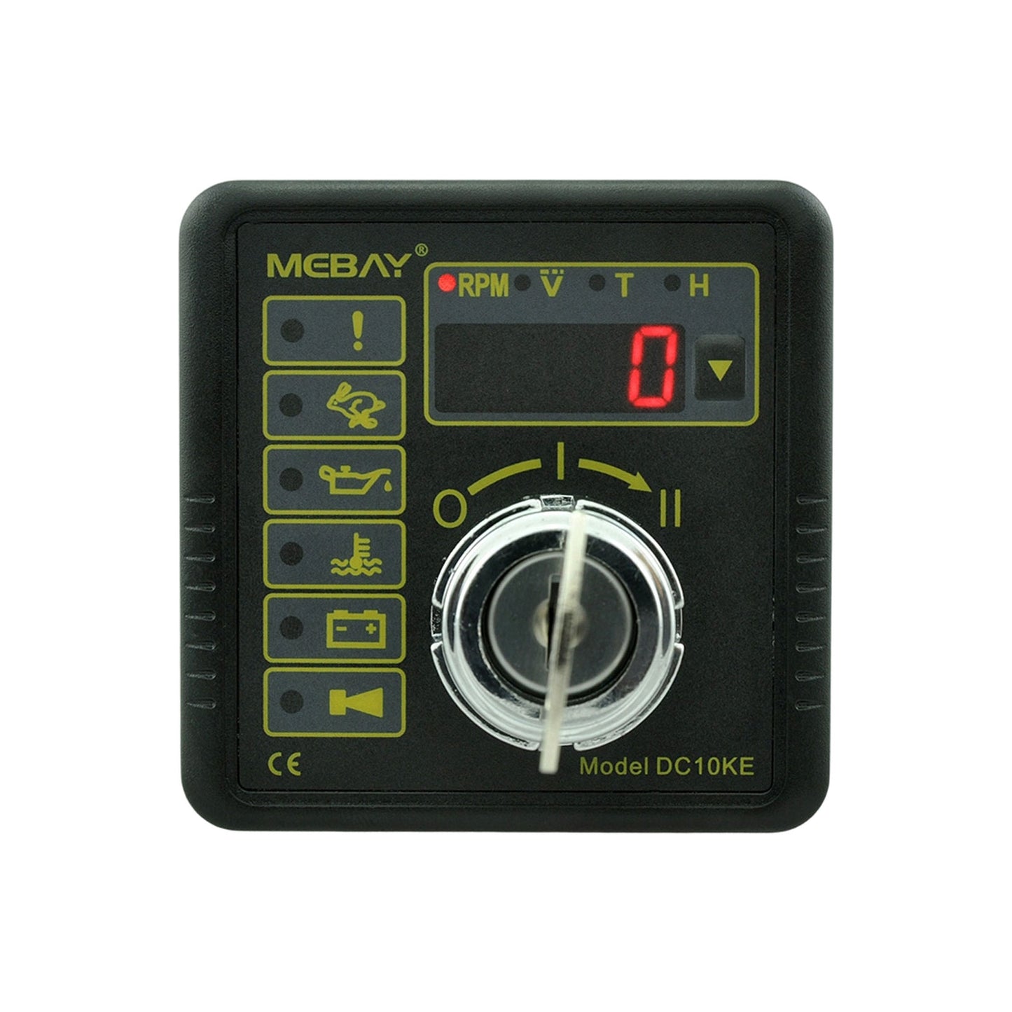 Original Genuine Mebay DC10KE Manual Start Generator Controller Key Switch Genset Control Module RPM Battery