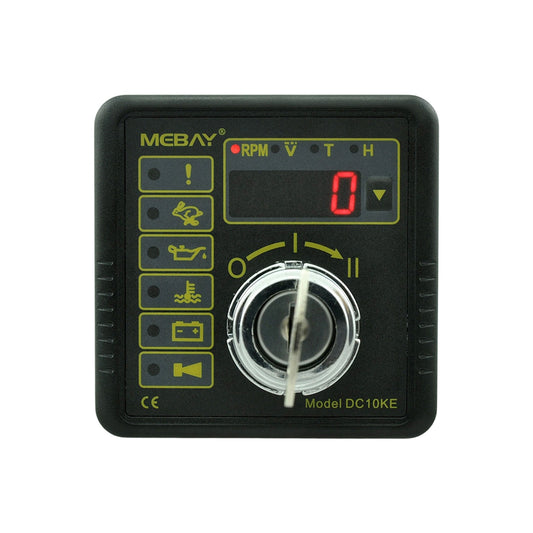 Original Genuine Mebay DC10KE Manual Start Generator Controller Key Switch Genset Control Module RPM Battery