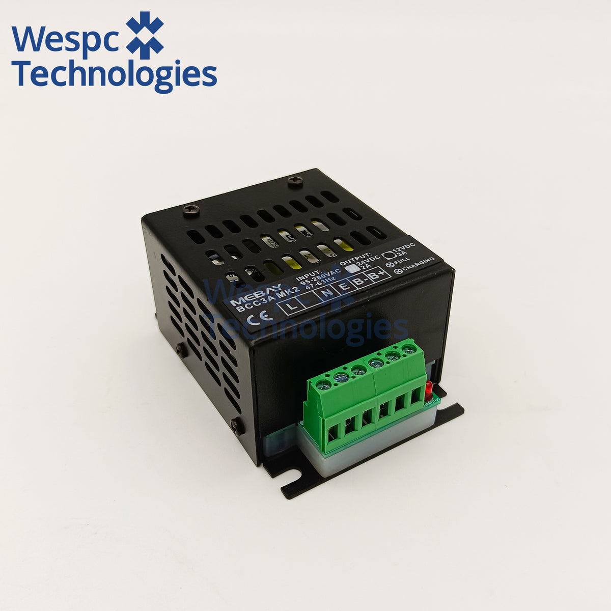 Original Mebay BCC3A MK2 12V 3A / 24V 2A Intelligent 3-Stage Battery Float Charger For Diesel Genset Starter Battery