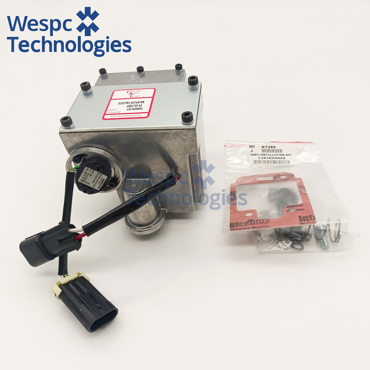 Original GAC ADD175F-24 External Electronic Actuator 24V Diesel Generator Fuel Control Actuator