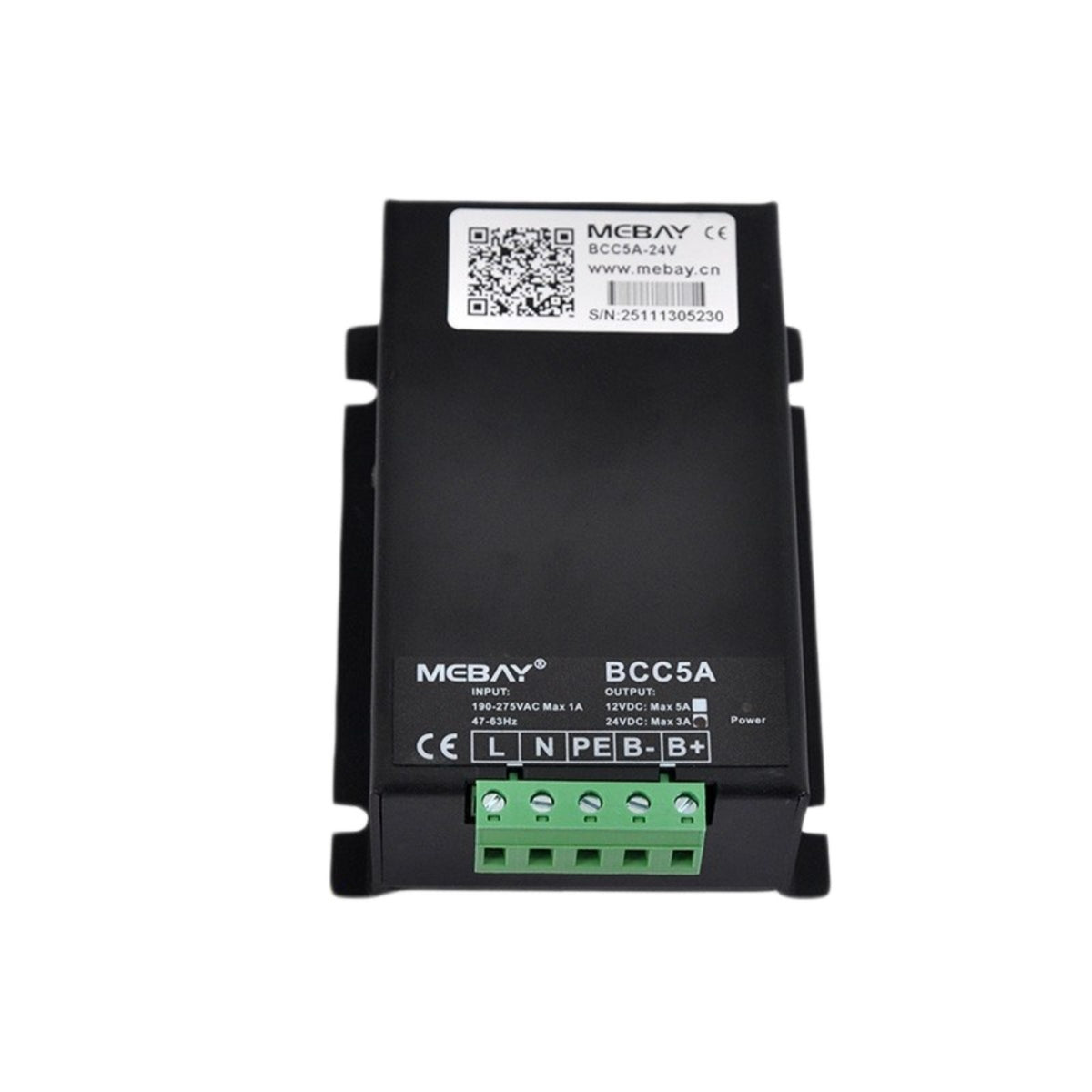 Original BCC5A Battery Charger 2-Stage 12V 5A 24V 3A Lead‑Acid For Diesel Genset