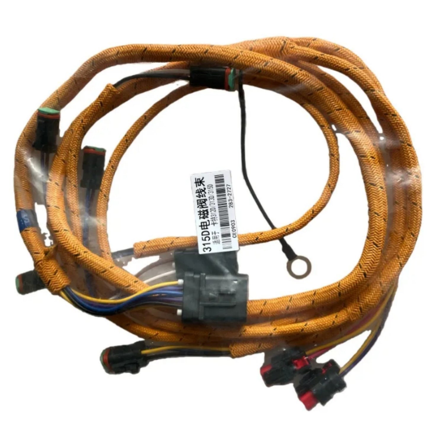 283‑2727 2832727 Solenoid Valve Wiring Harness Replace for CAT 312D 313D 315D Excavator Hydraulic Loom