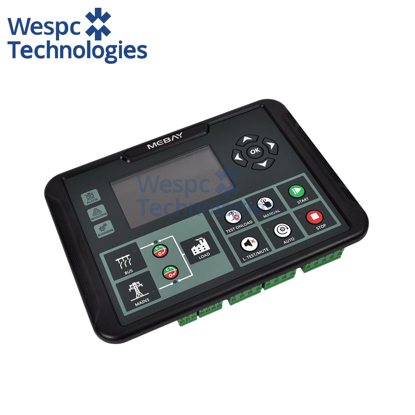 Original Mebay DC110D Controller Diesel Generator Electric Auto Start Control Panel