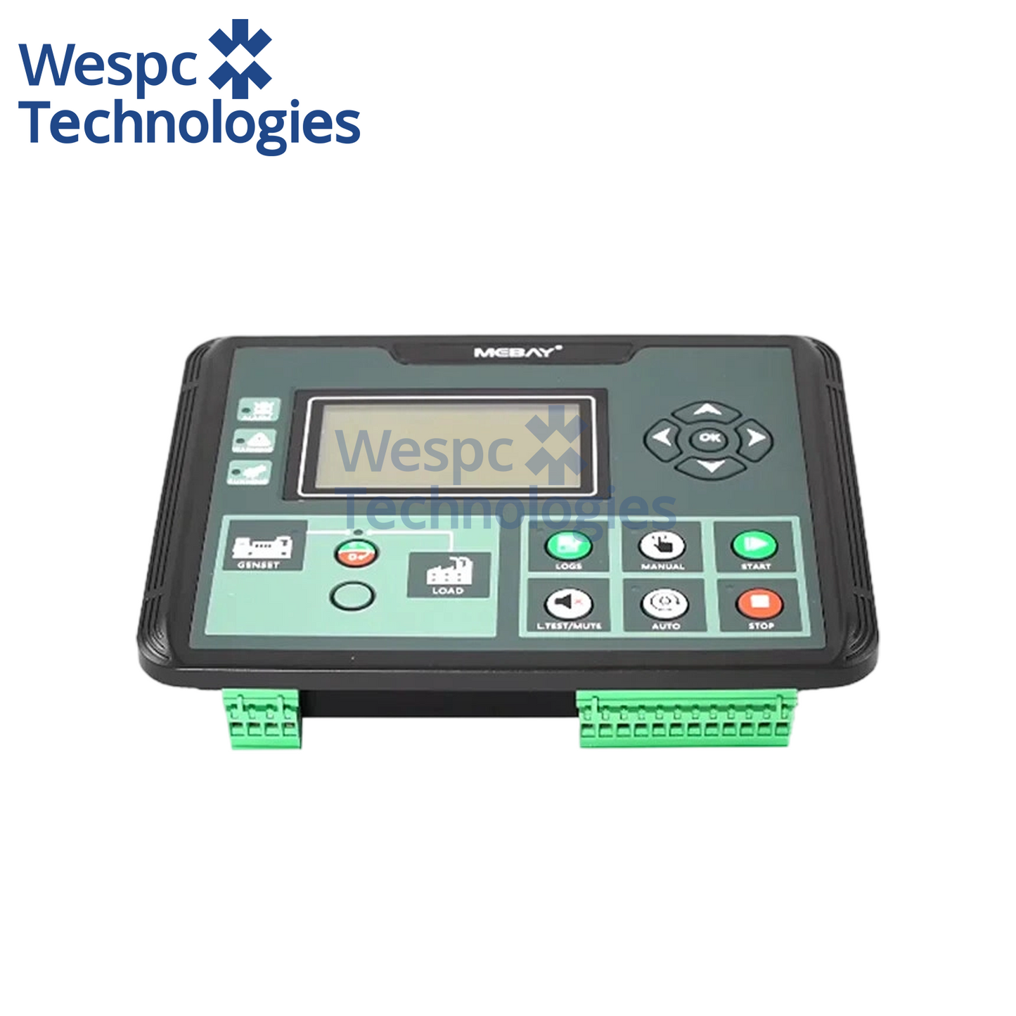Original MEBAY DC50D MK3 Genset Controller 3.5 Inch LCD Single Unit Auto Start Stop DC50D MKIII Control Module