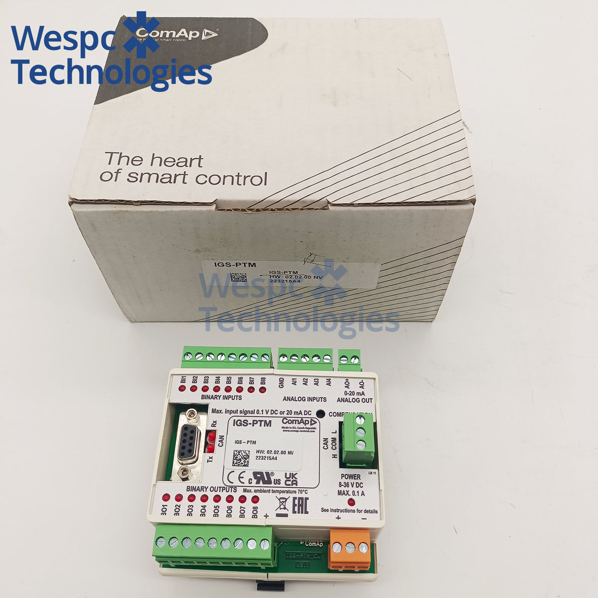 Original ComAp IGS‑PTM Process Measurement I/O Expansion Module For Comap IL‑NT Genset Controller