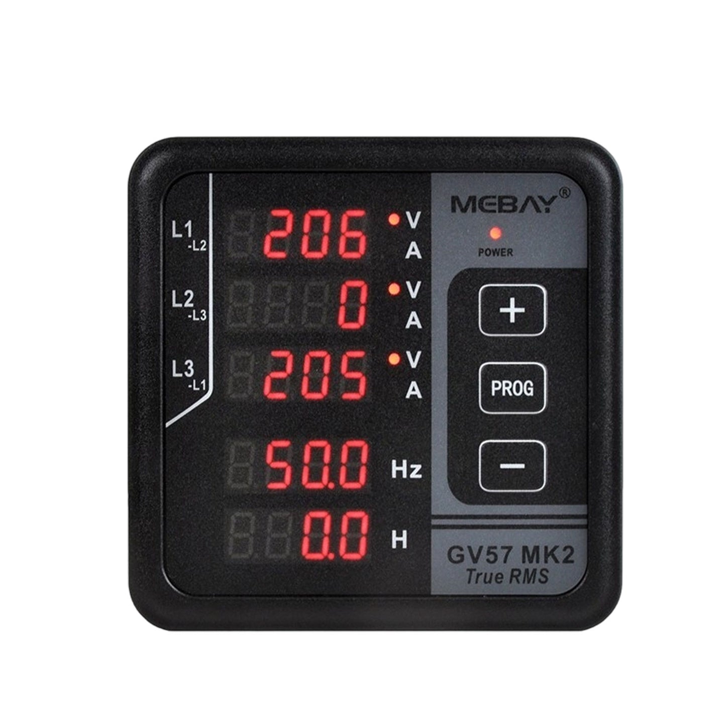 Original Mebay GV57 MK2 AC Digital Three Phase Generator Genset Panel Meter