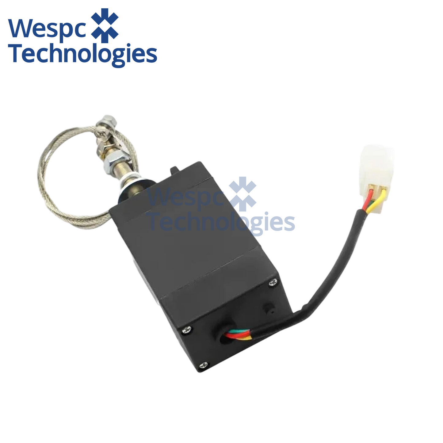 XHQ-PT-NO Normally Open Fuel Shutoff Solenoid DC12V DC24V Diesel Generator Flameout Device Electric Stop Solenoid