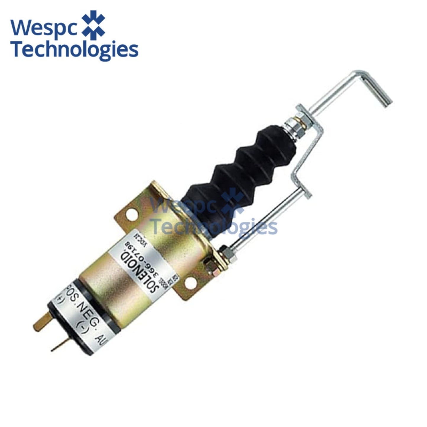 WESPC 366-07198 Fuel Shut Off Solenoid Valve 24V Fits Diesel Engine