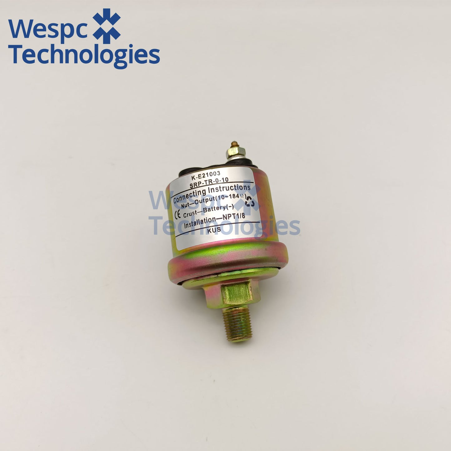 Original KUS K-E21003 Generator Mechanical Oil Pressure Sensor No Alarm Galvanized KE21003 VDO 360-081-029-042C
