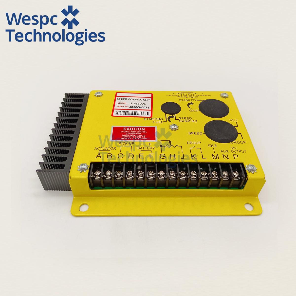 SG6800E Speed Controller DG6800E Electronic Governor Control Unit For Diesel Generator