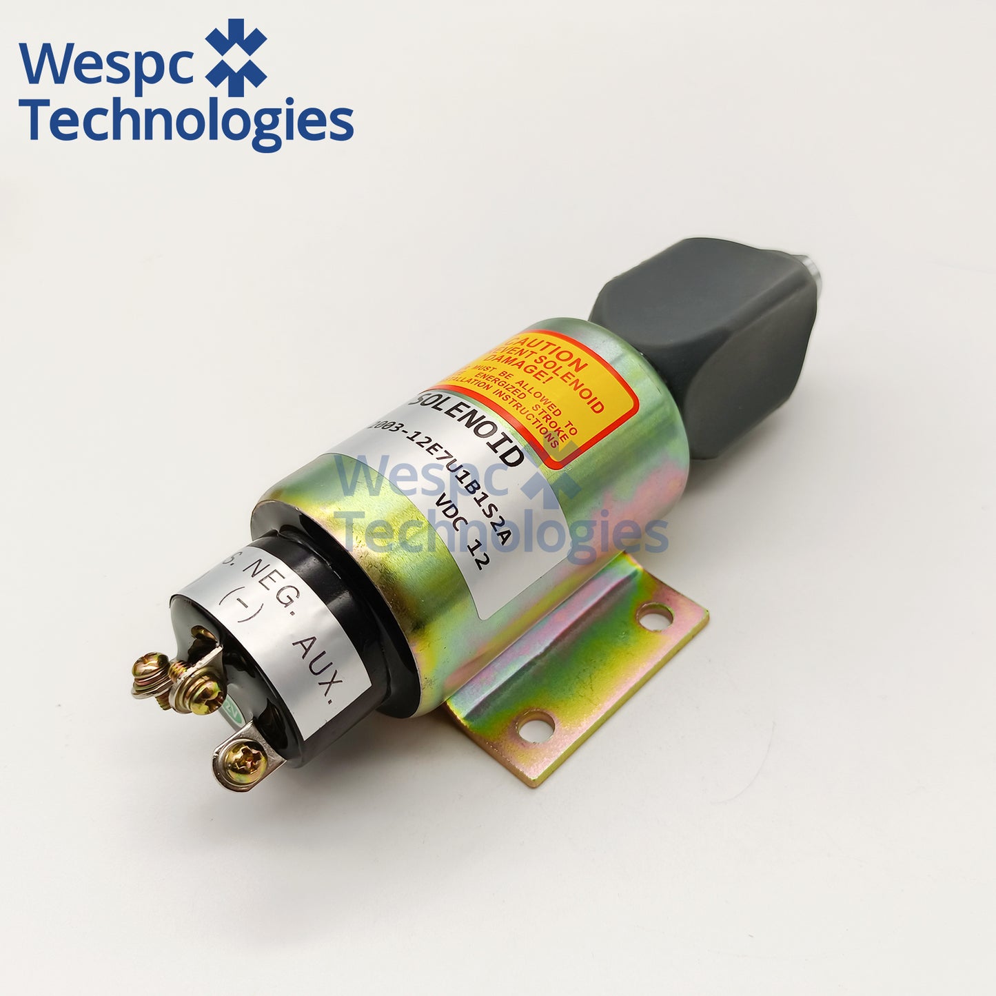 2003-12E7U1B1S2A 12V Fuel Shutoff Solenoid Valve Replace SA-4275 Woodward 2000 Series Diesel Engine Stop Solenoid