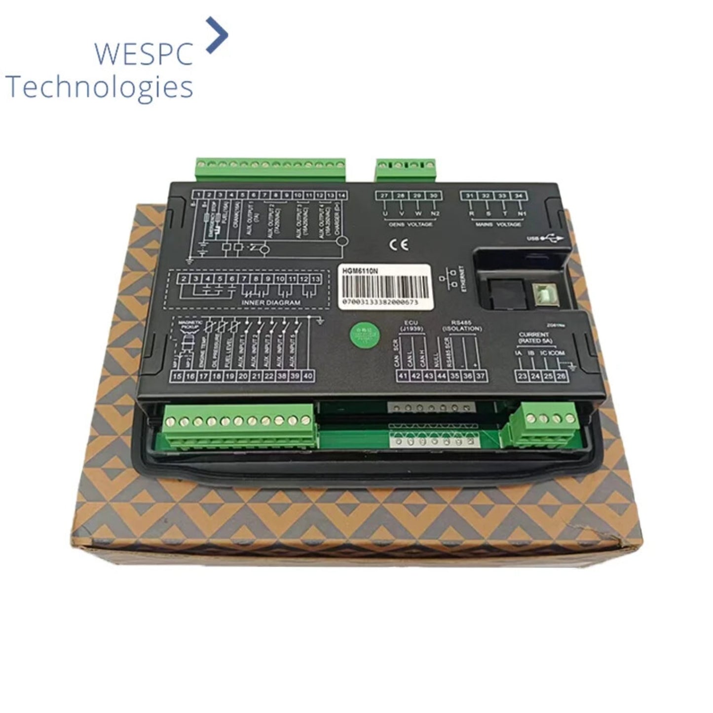 Original Smartgen HGM6110N Genset Automatic Controller Diesel Generator Control Panel