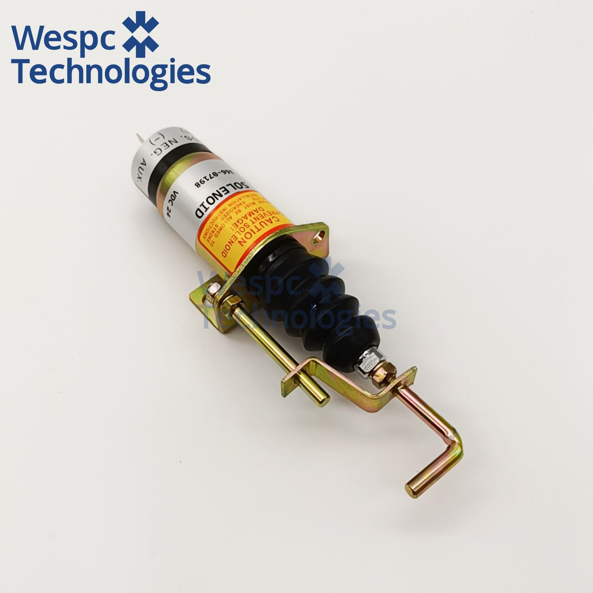 WESPC 366-07198 Fuel Shut Off Solenoid Valve 24V Fits Diesel Engine