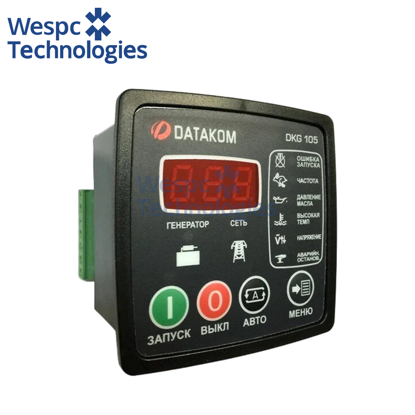 Original DATAKOM DKG105 AMF Generator Controller Digital LED Display Mains Failure Auto Start Stop Multi-Protection Diesel Gas Genset Control Module