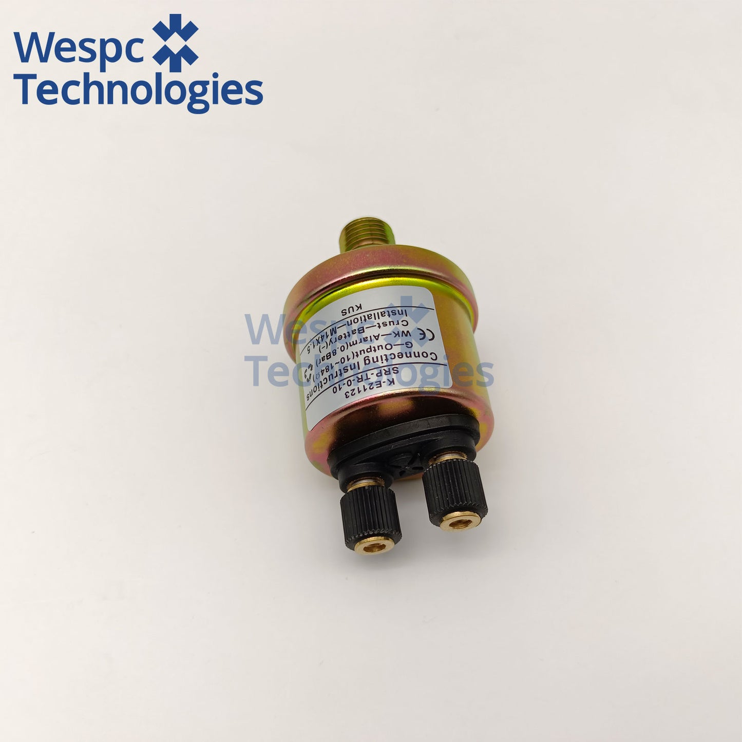 Original KUS KE21123 Oil Pressure Sensor M14X1.5 1/8-18NPT Thread Dual M4 Terminal 0-10Bar 10-184Ω No Low Pressure Alarm VDO