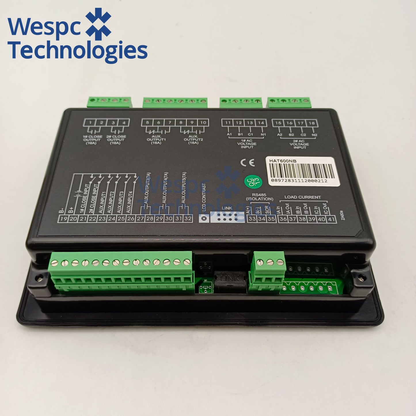Original Genuine SmartGen HAT600NB Intelligent Dual Power Supply Module Generator ATS Controller