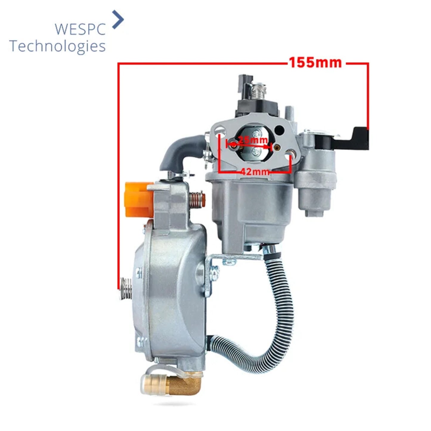 GX200  P19-LPG 3kw Engine LPG Carburetor Dual Fuel NG Conversion Kit 2kw GX200 168F