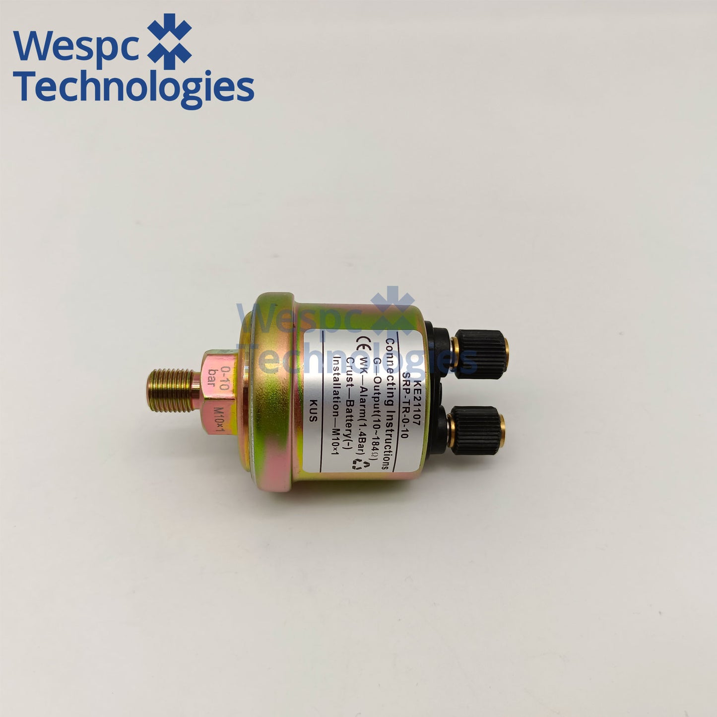 Original KUS KE21107 Oil Pressure Sensor Switch K-E21107 M10×1(0-10bar) Alarm System 1.4 Bar Generator Parts