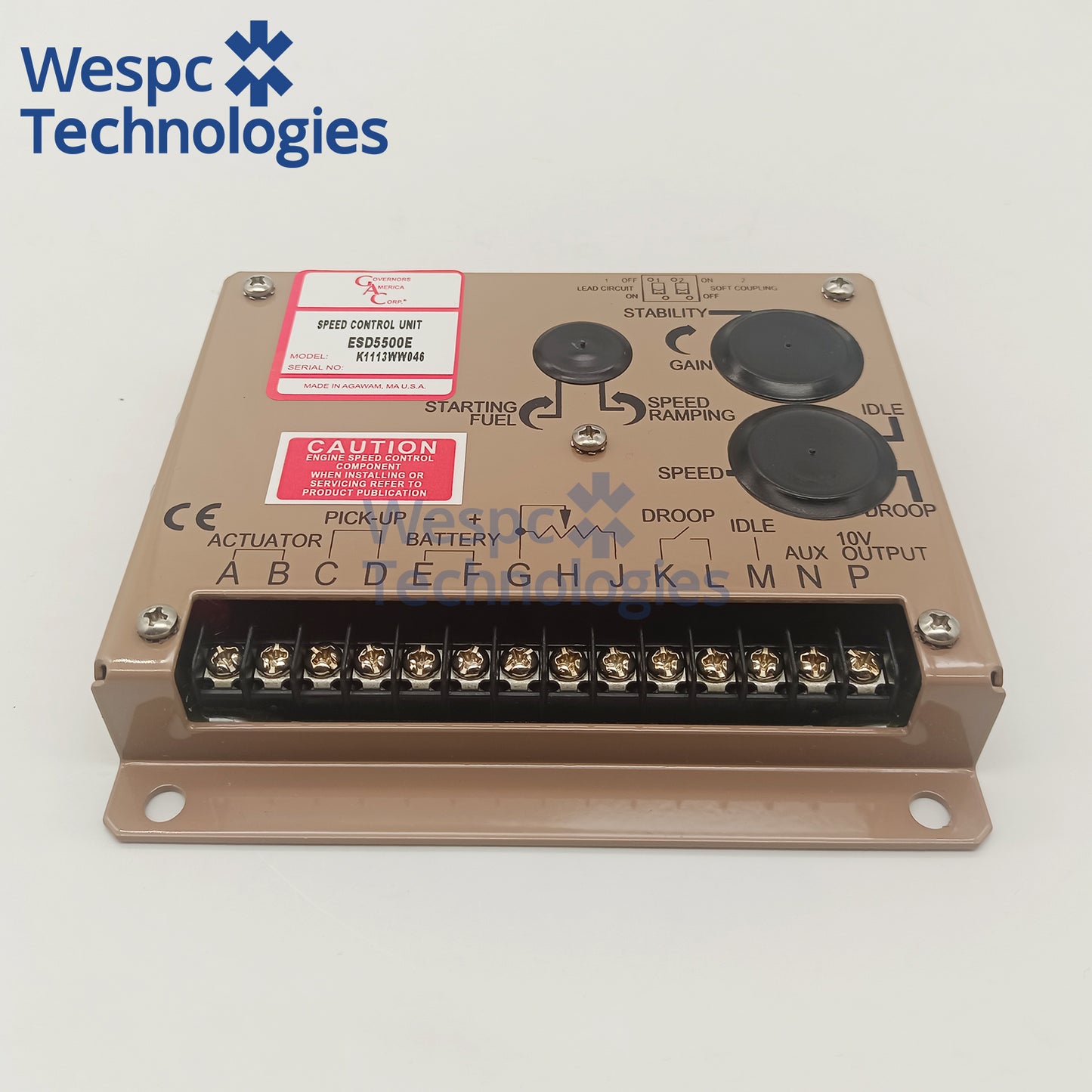 Original ESD5500E Speed Control  Electronic Engine Speed Controller Governor 12-24V DC for Diesel Generator