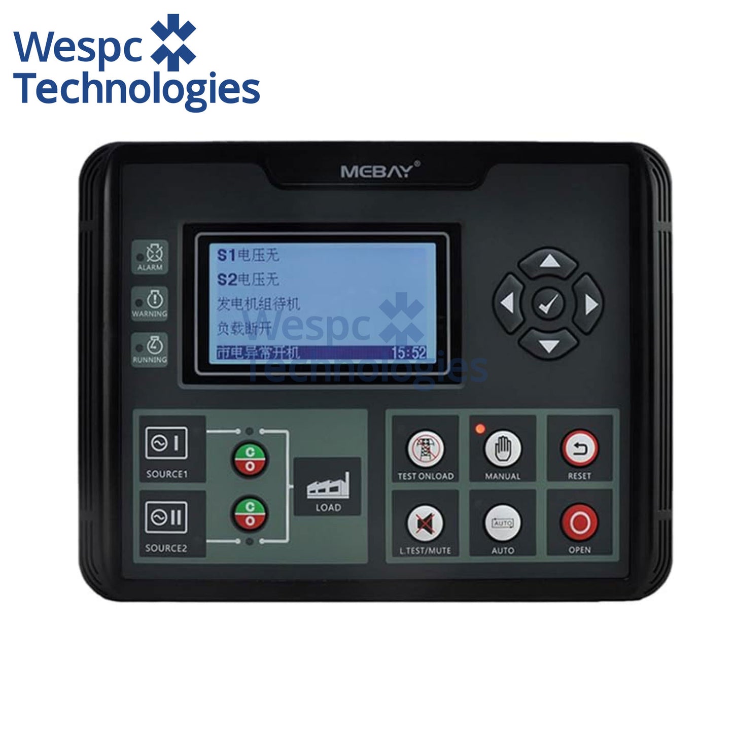 Original MEBAY ATS520R ATS520I Replaced By ATS520IR Diesel Generator Controller Dual Power Switch ATS Control Module