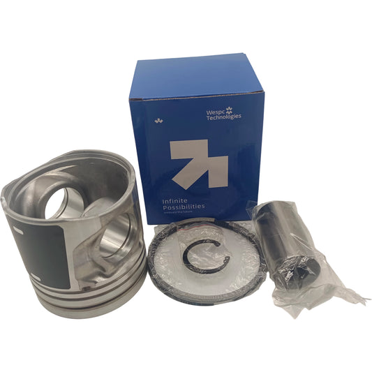 WESPC T412276 Piston & Rings Kit for Perkins 1004 1006 1104 3.152 Diesel Engines