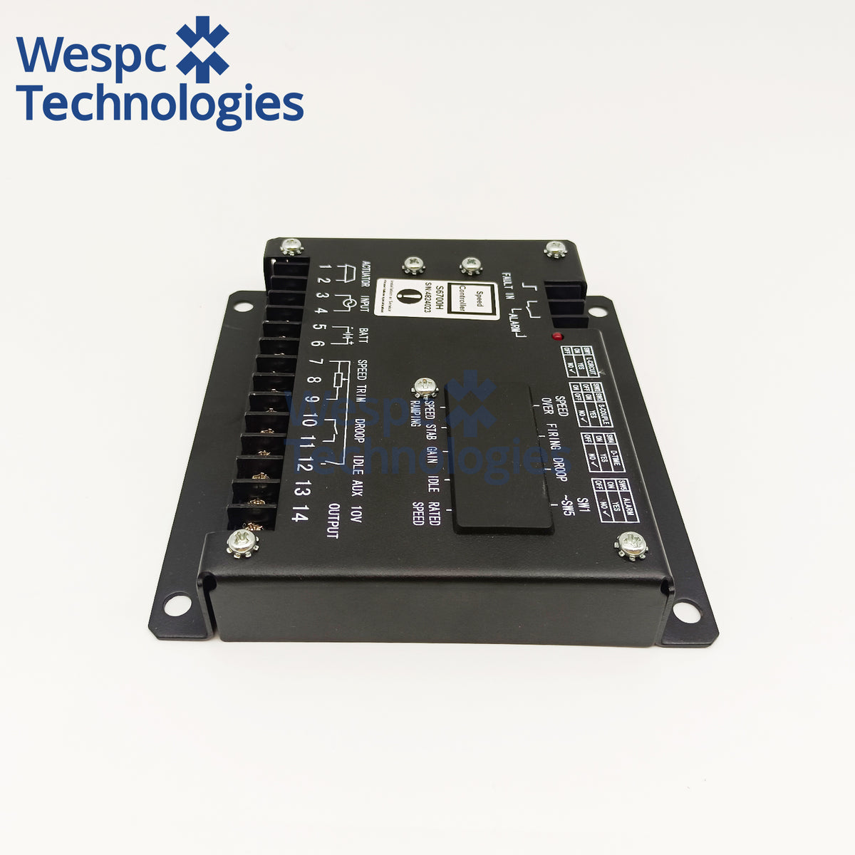 S6700H Speed Controller 24V Electronic Governor Compatible For Cummins Diesel Generator Governor