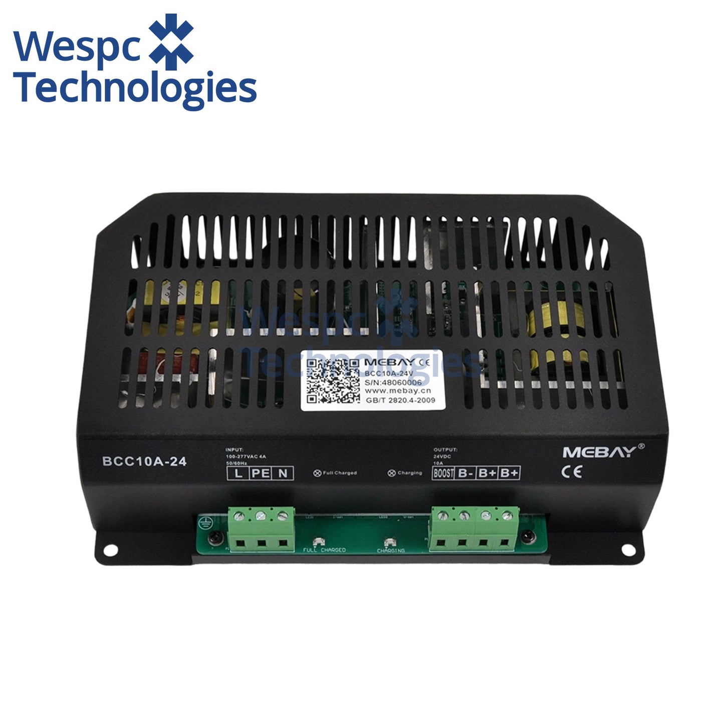 Original Mebay BCC10A-12 BCC10A-24 Intelligent Battery Charger 12V 24V 10A Three-Stage Float Charger