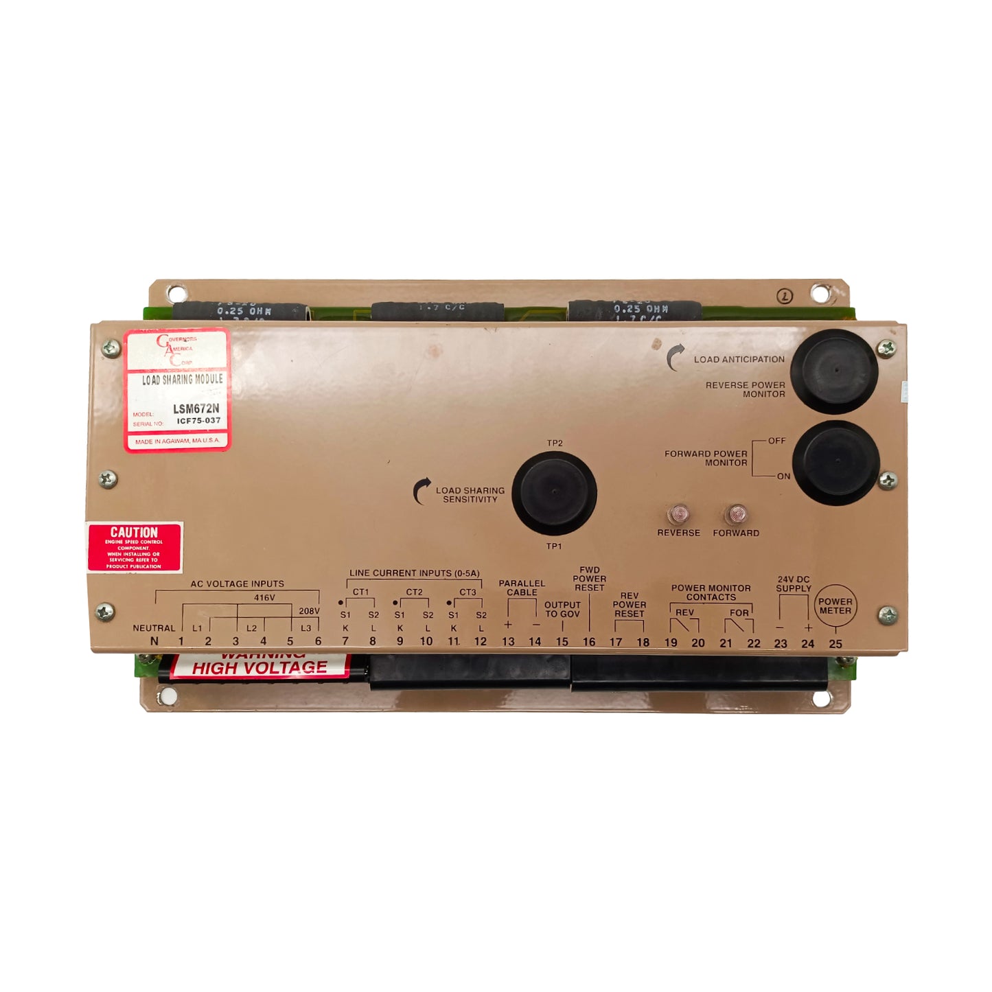 LSM672N Electronic Governor Generator Parallel  Load Sharing Module