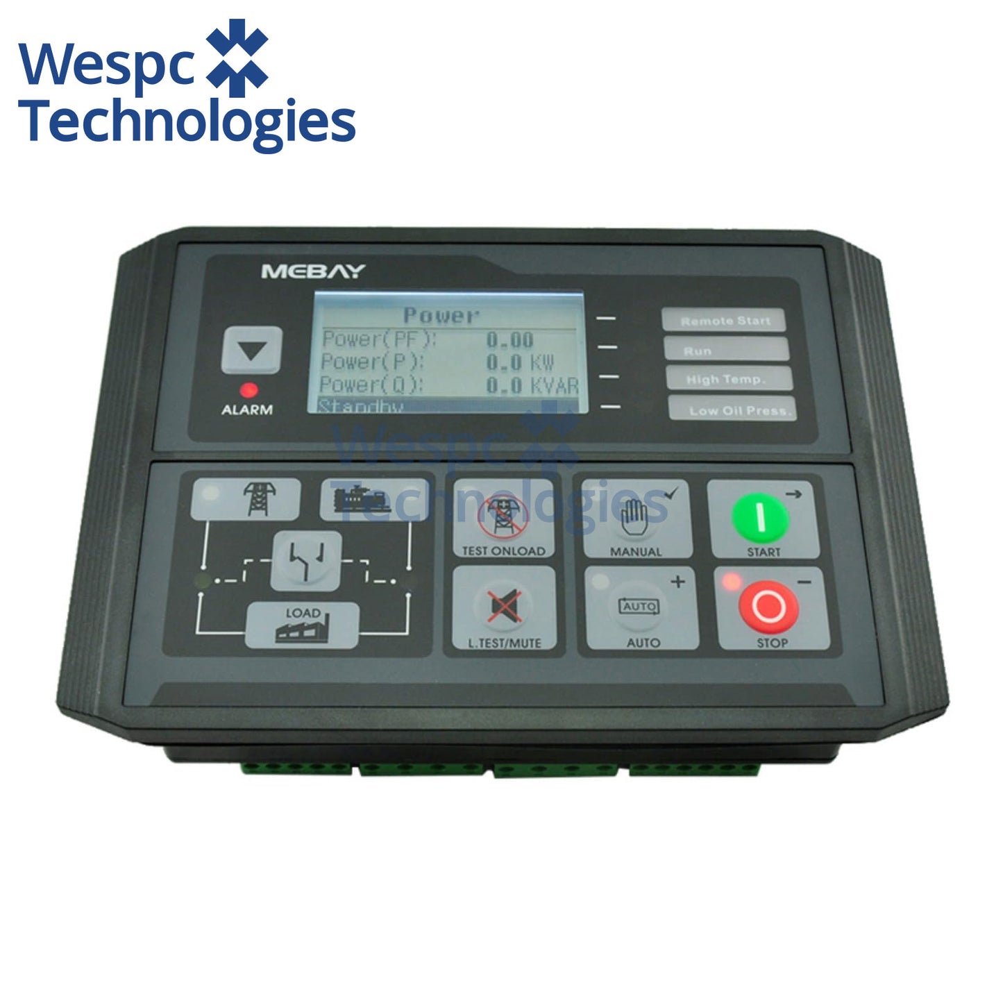Original Mebay DC42DR-ABF MK3 AMF ATS Genset Controller ABF Remote Monitor IP54 LCDDiesel Generator Controller Module