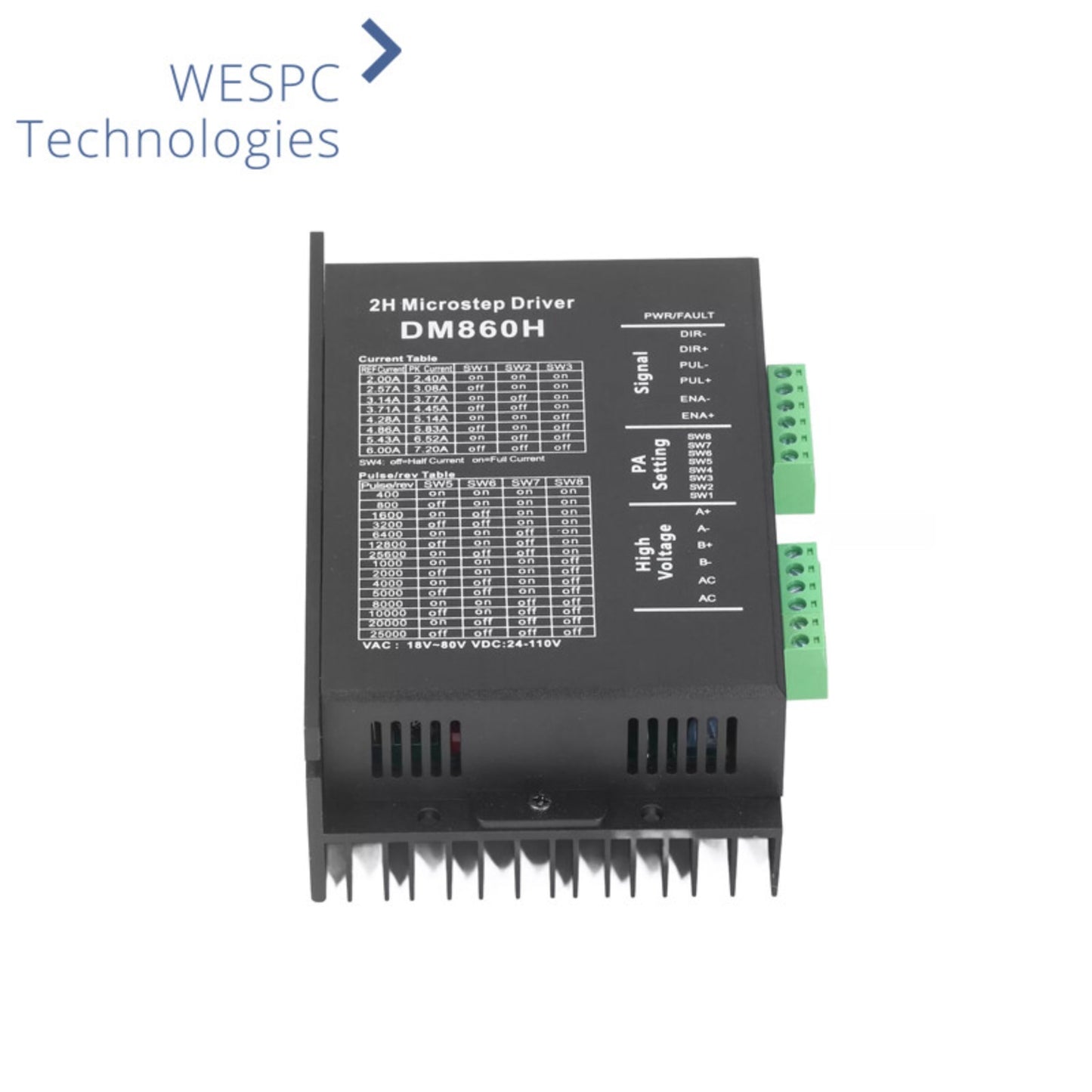 Original DM860H Stepper Motor Driver PWM Motor Driver Controller Nema 34 2 Phase