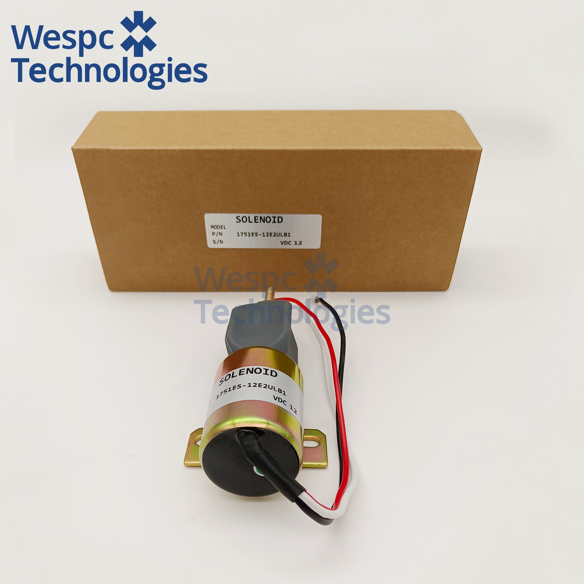 1751ES-12E2ULB1 12V Shut Off Stop Solenoid Valve 37V66-56010 For Woodward Diesel Engine