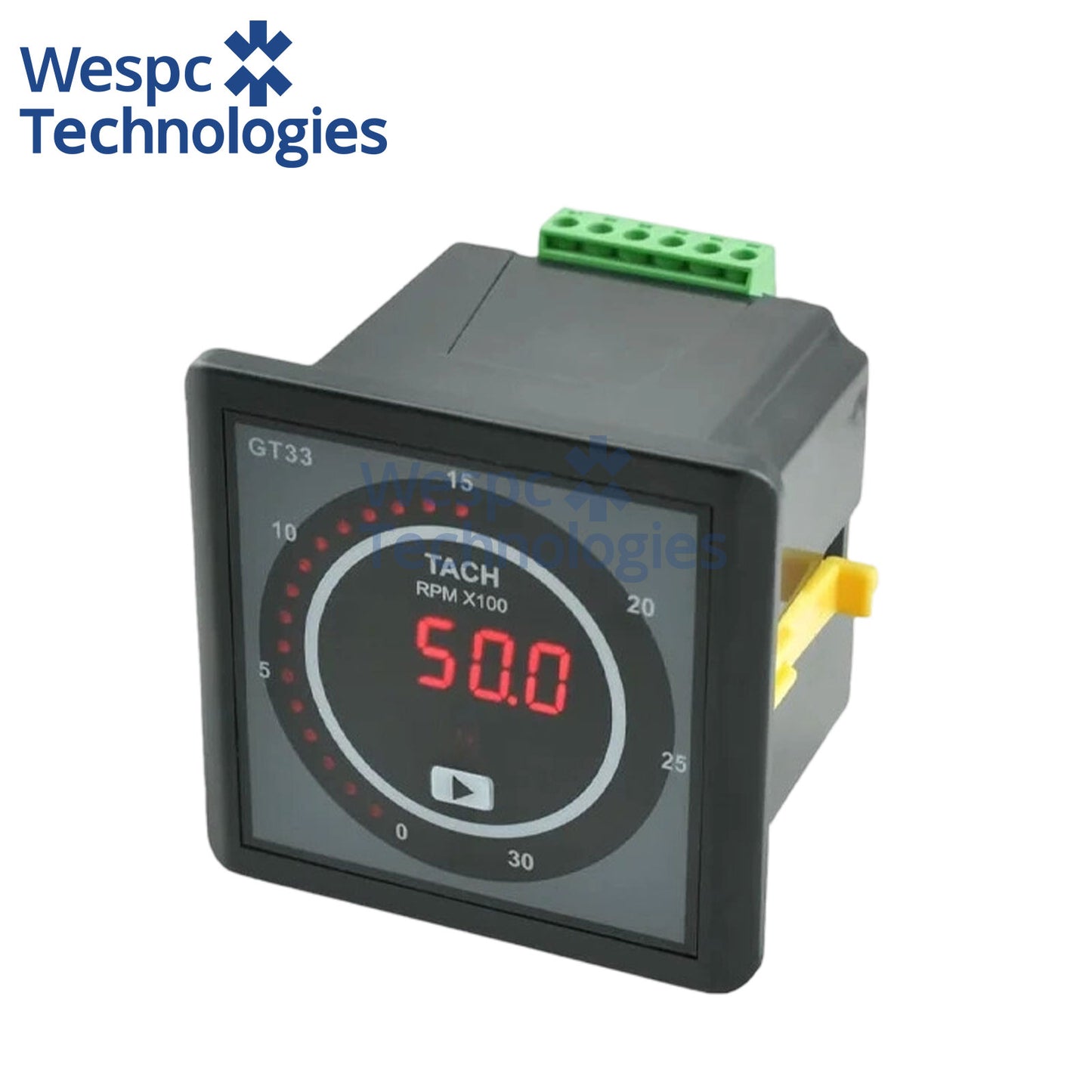 Original Mebay GT33 Intelligent Engine Tachometer Generator Meter Monitor RPM Panel DC 8-36V