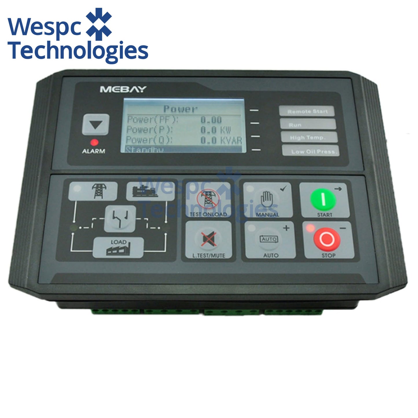 Original  Mebay DC42DR MK3 Generator Set Controller Replaced By DC42DR MK4 Genset Parameters Monitoring