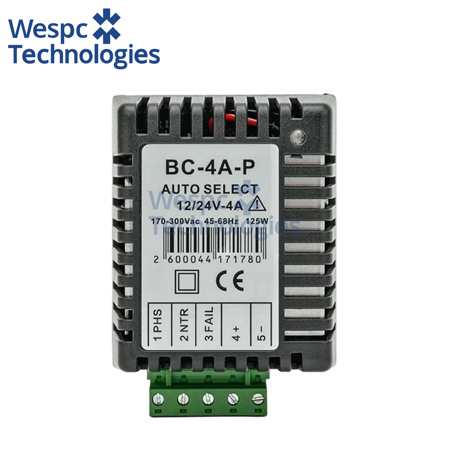 BC4A BC-4A-P 4A 12V 24V Float Battery Charger Auto Select 45-68HZ Genset Parts