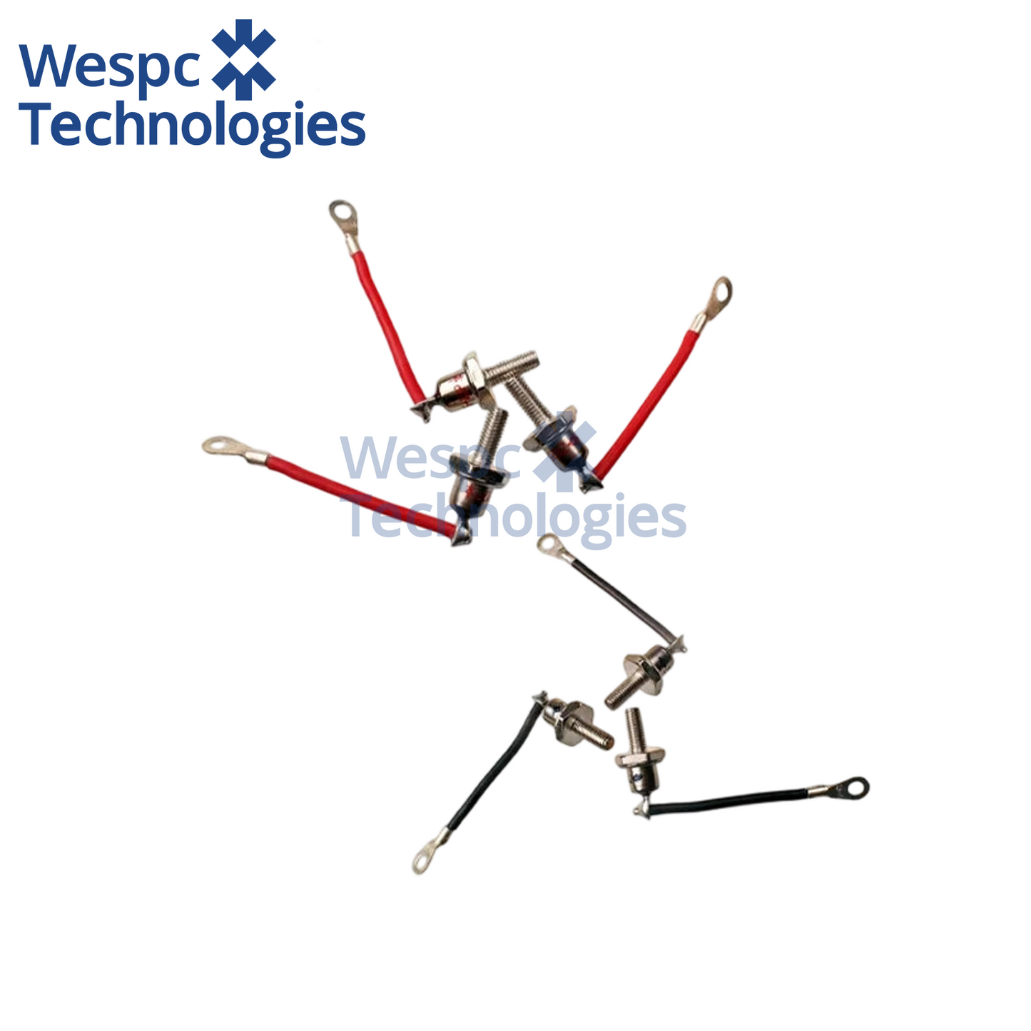 ZX25-12 Rotating Rectifier Diode Kit 6Pcs/Set (3 Positive + 3 Negative) 25A 1200V Bolt Type Diode For RSK2001 Stamford UCI Series